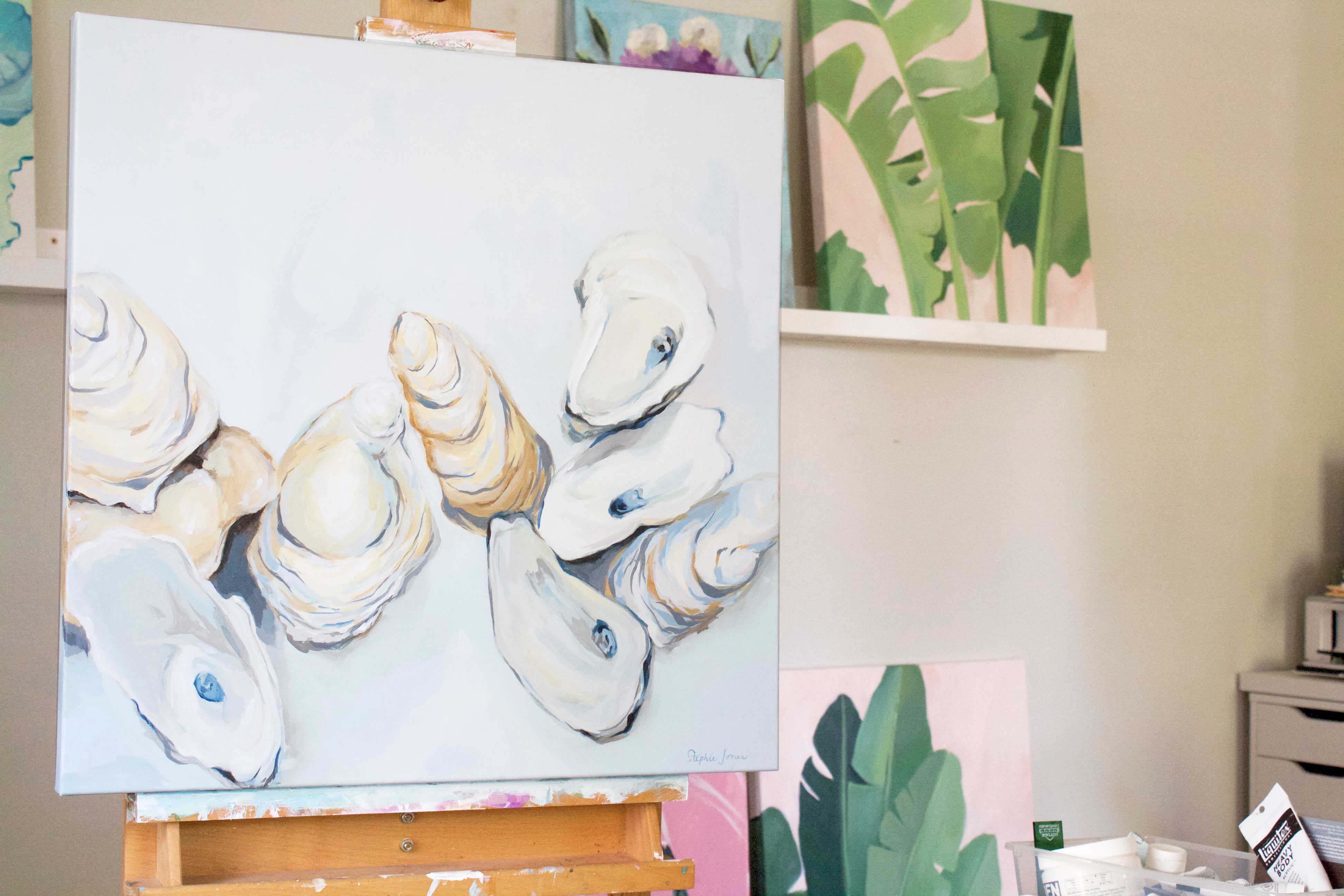 Le Sel Original Painting painting by Virginia Beach Artist Stephie Jones