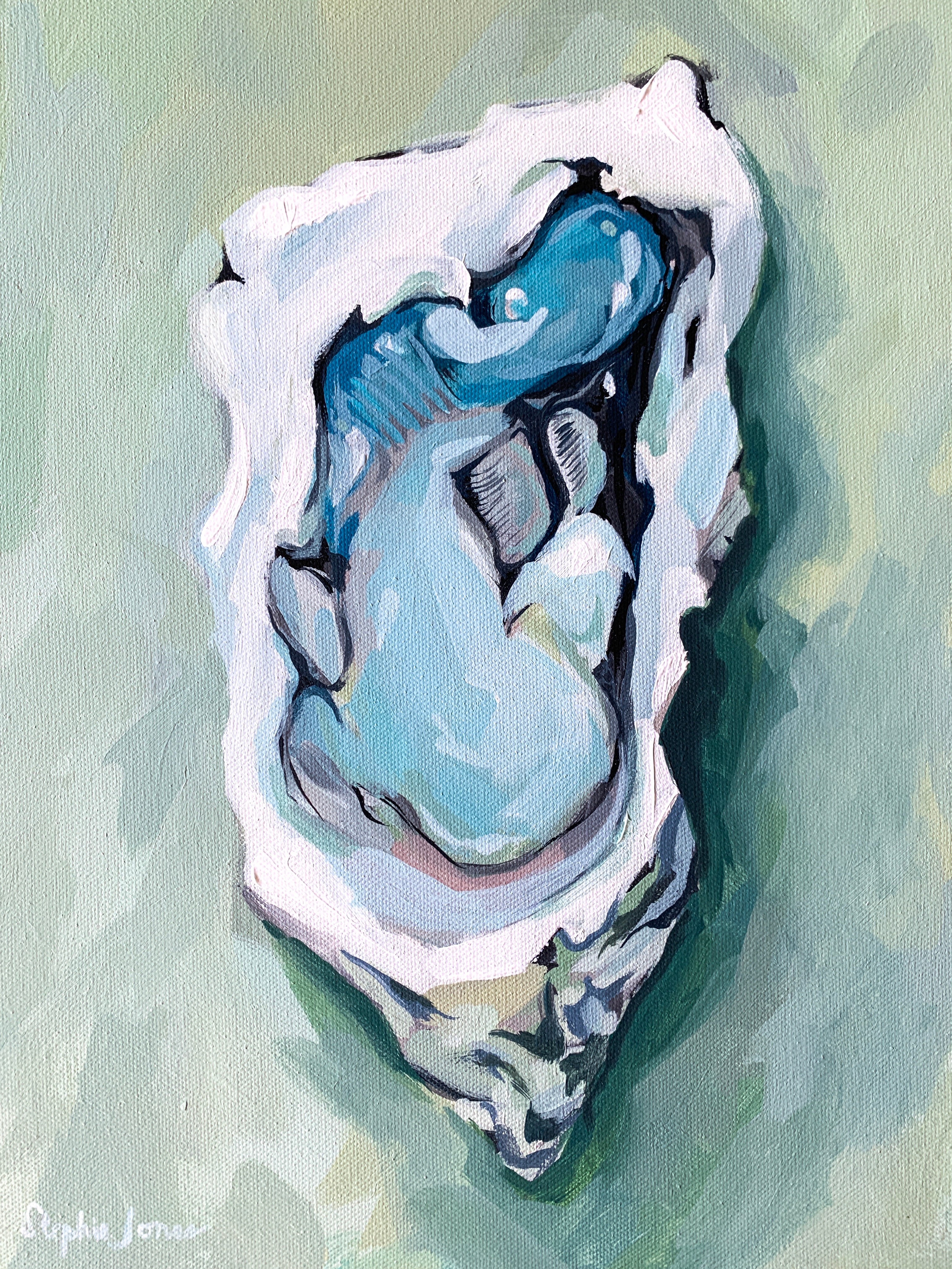 Serenity, Original Painting painting by Virginia Beach Artist Stephie Jones